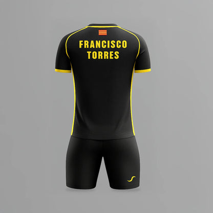 Conjunto de Pádel Negro y Amarillo