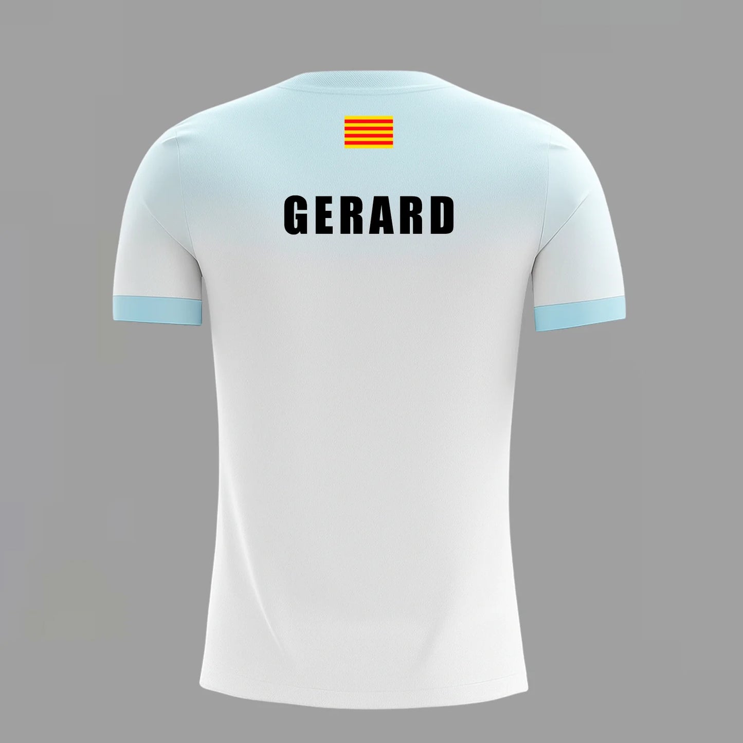 Camiseta de Pádel Blanca y Azul