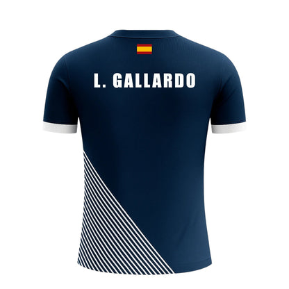 Camiseta de Pádel Blanca y Azul Marino - Sarposhop