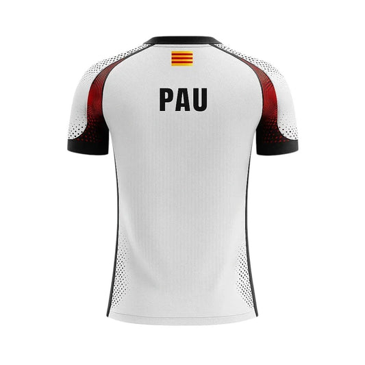 Camiseta de Pádel Blanca y Roja - Sarposhop