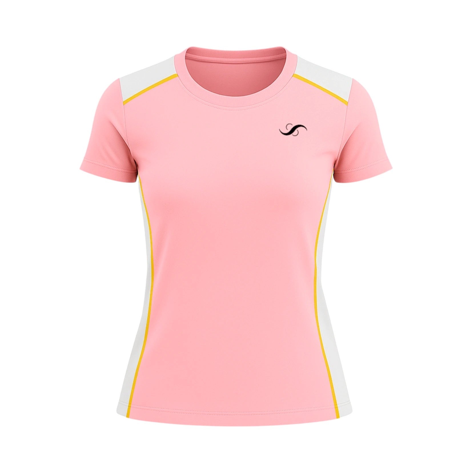 Camiseta de Pádel Mujer Rosa y Blanca - Sarposhop
