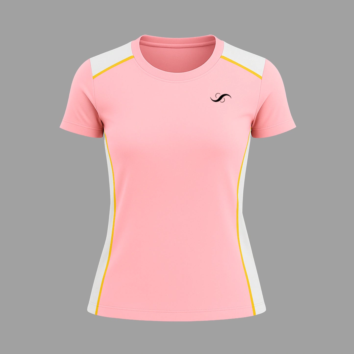 Camiseta de Pádel Mujer Rosa y Blanca - Sarposhop