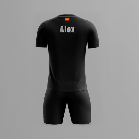 Conjunto de Pádel Negro y Blanco