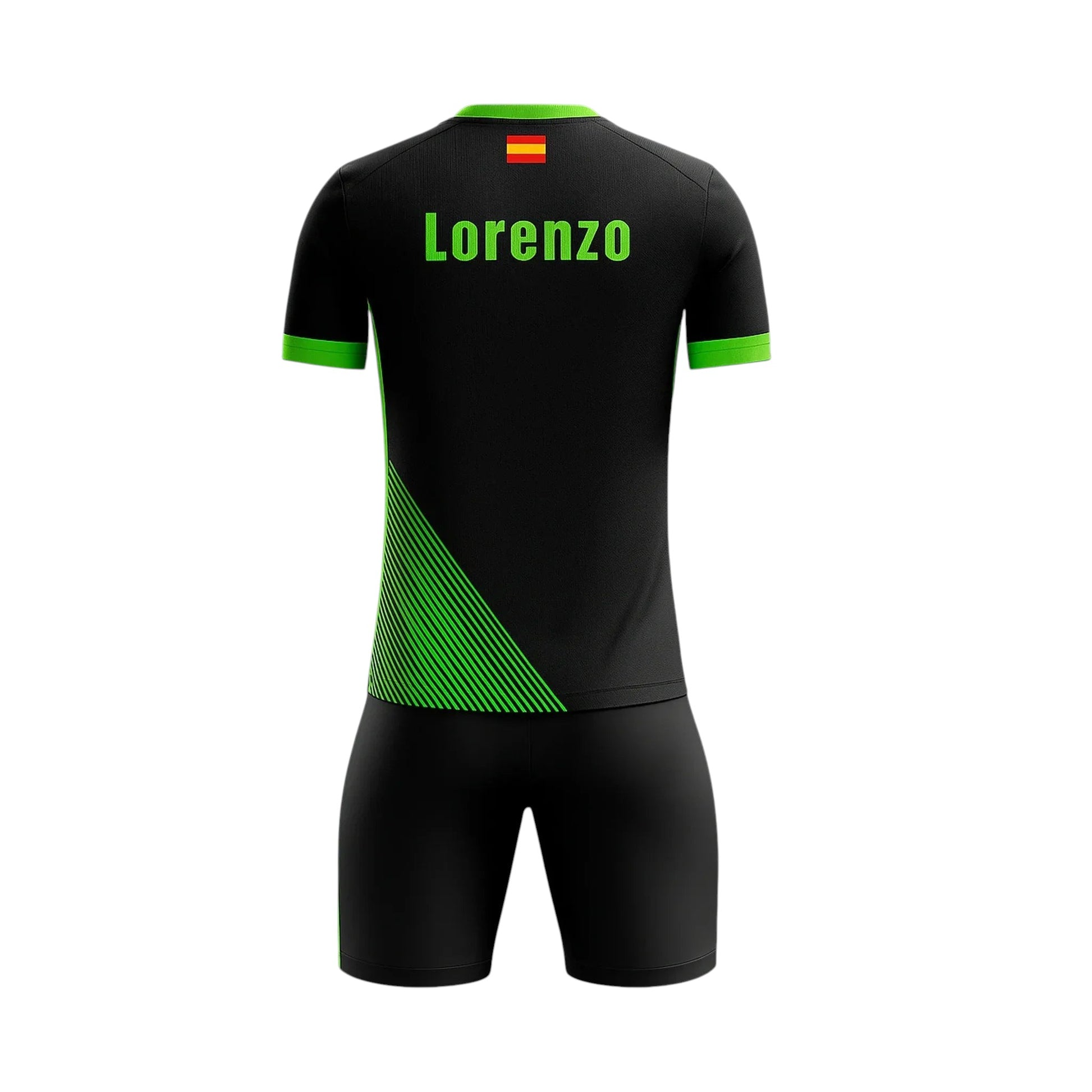 Conjunto de Pádel Negro y Verde - Sarposhop