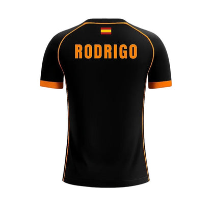 Camiseta de Pádel Negra y Naranja - Sarposhop