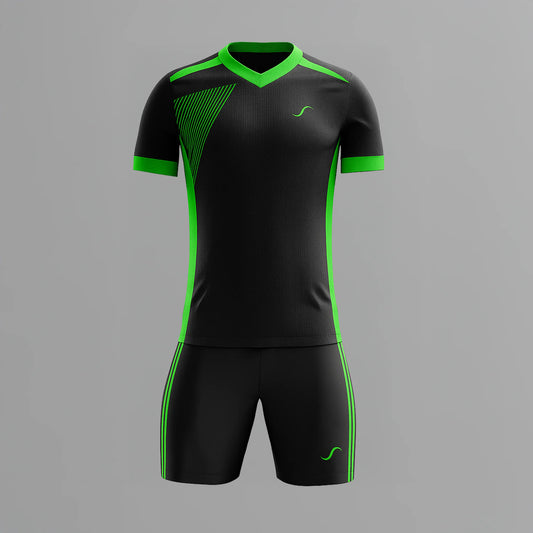 Conjunto de Pádel Negro y Verde