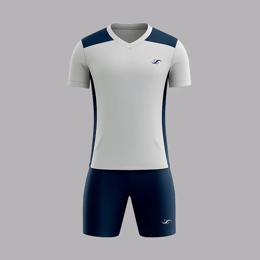 Conjunto de Pádel Blanco y Azul Marino