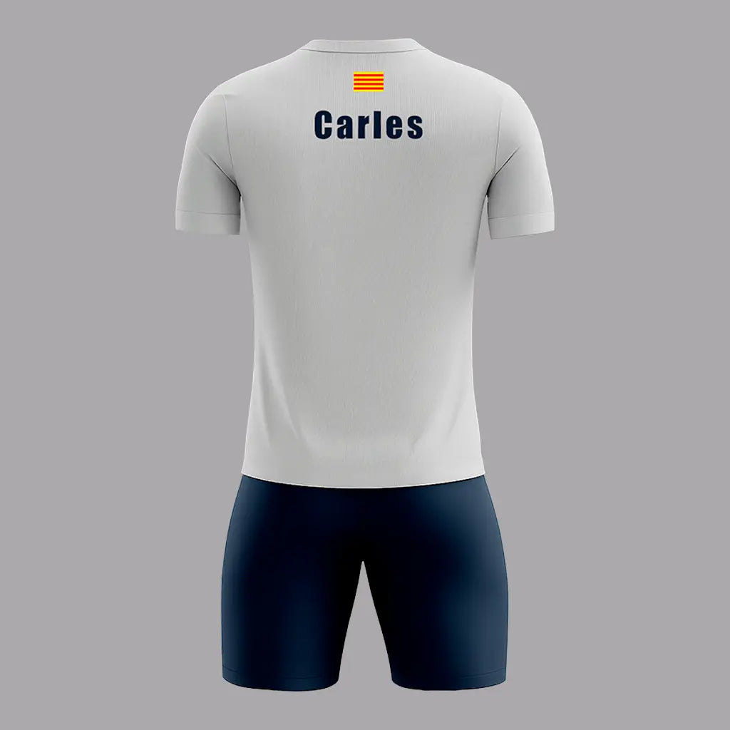 Conjunto de Pádel Blanco y Azul Marino