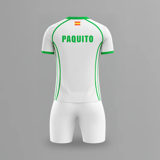 Conjunto de Pádel Blanco y Verde