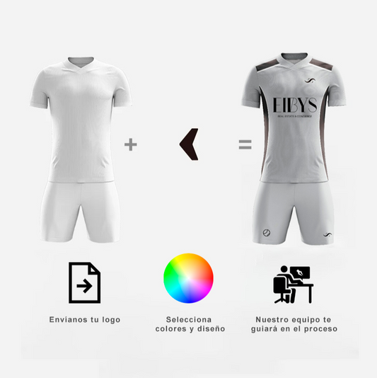 Crear equipación de pádel personalizada escogiendo colores, nombre, bandera, iconos y más