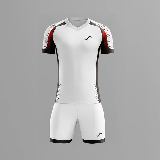 Conjunto de Pádel Blanco y Rojo