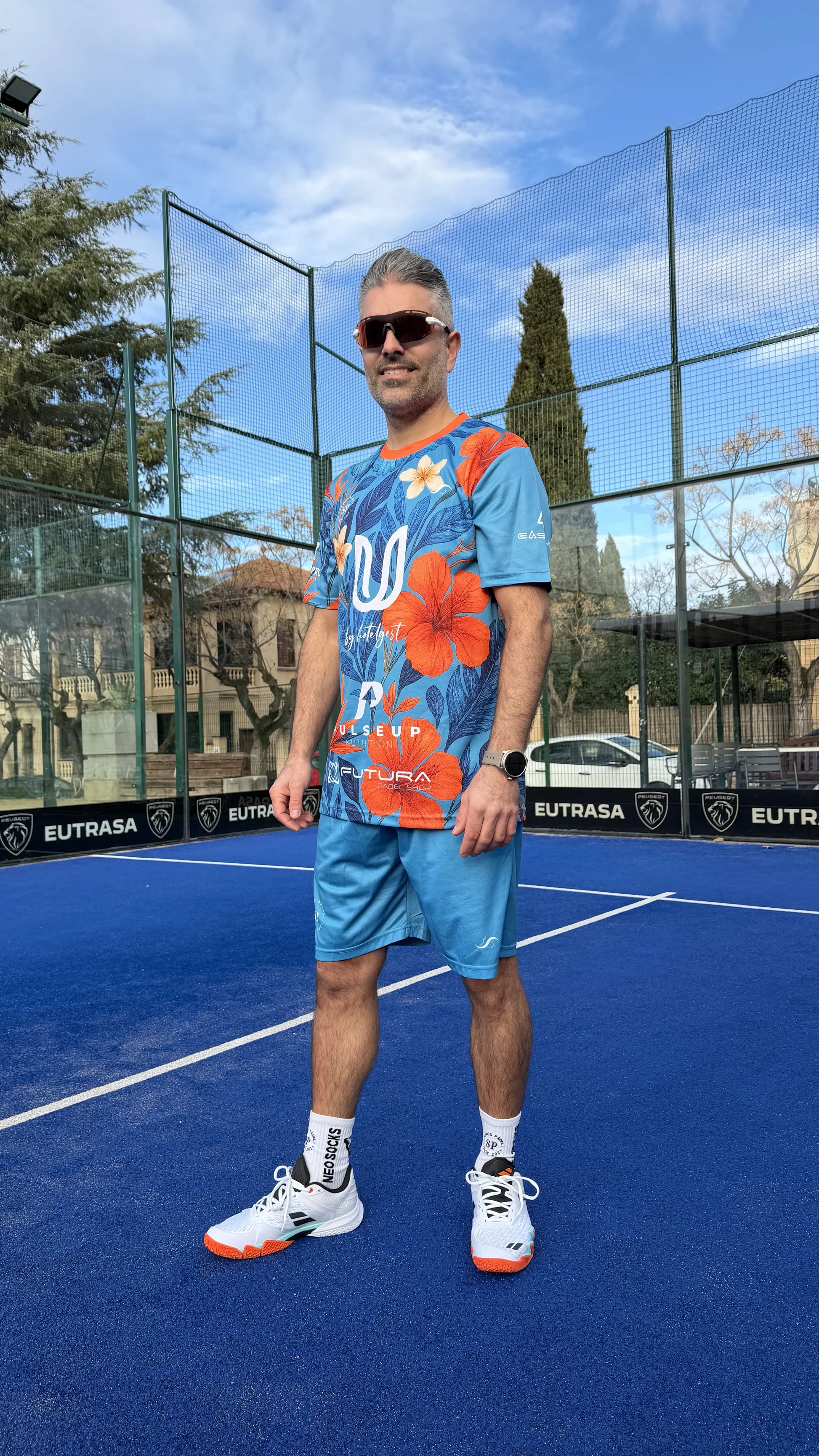 Camiseta de Pádel Estampado Floral - Edición Especial "Somos Padel" - Sarposhop