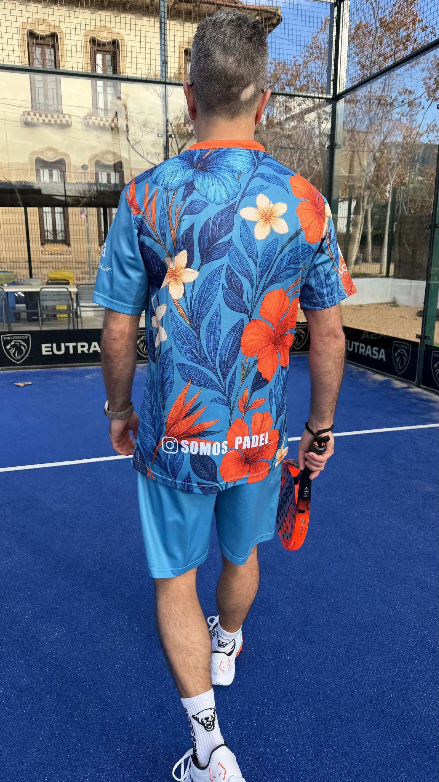 Camiseta de Pádel Estampado Floral - Edición Especial "Somos Padel" - Sarposhop