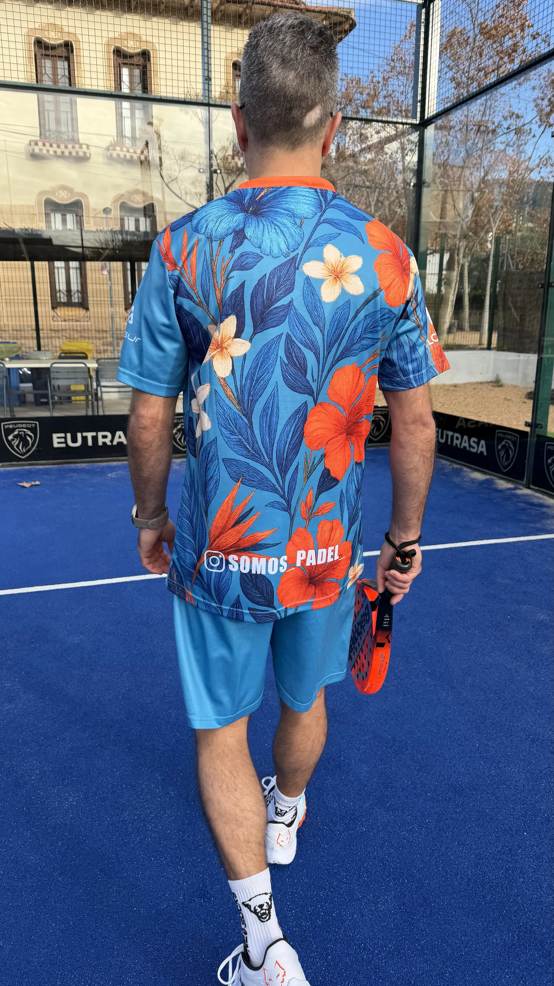 Camiseta de Pádel Estampado Floral - Edición Especial "Somos Padel" - Sarposhop
