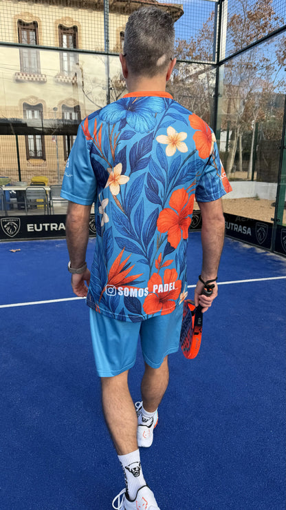 Camiseta de Pádel Estampado Floral - Edición Especial "Somos Padel" - Sarposhop