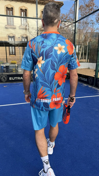 Camiseta de Pádel Estampado Floral - Edición Especial "Somos Padel" - Sarposhop