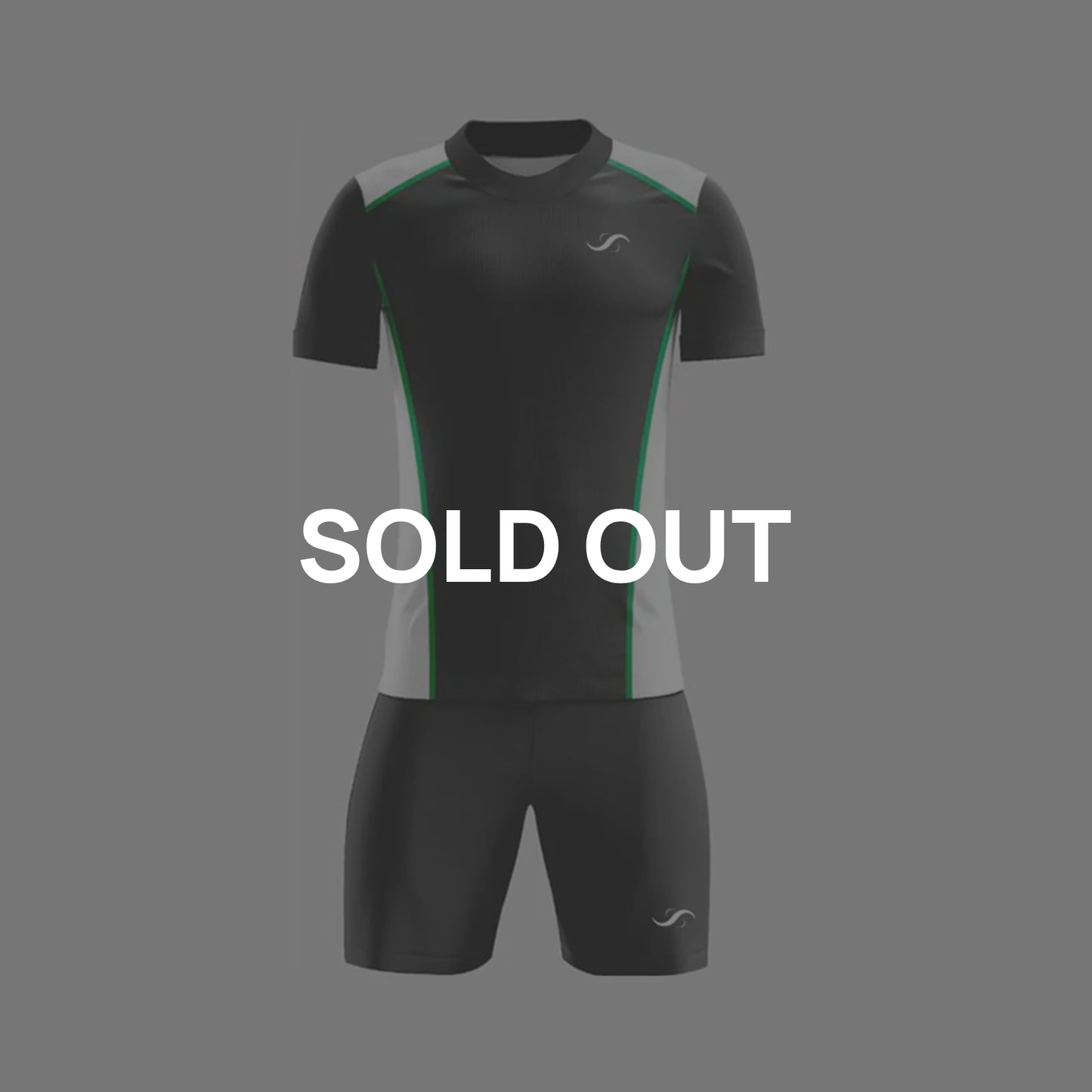 Conjunto de Pádel Negro, Blanco y Verde