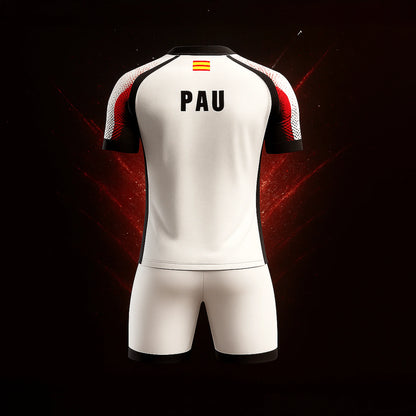 Conjunto de Pádel Blanco y Rojo