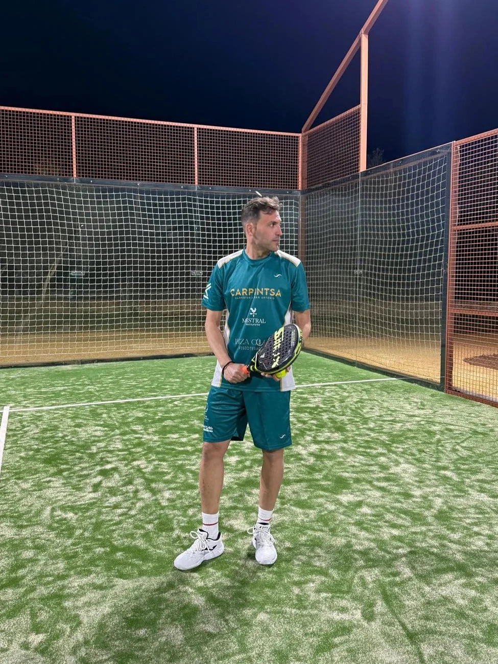 Conjunto de Pádel Verde y Blanco - Sarposhop