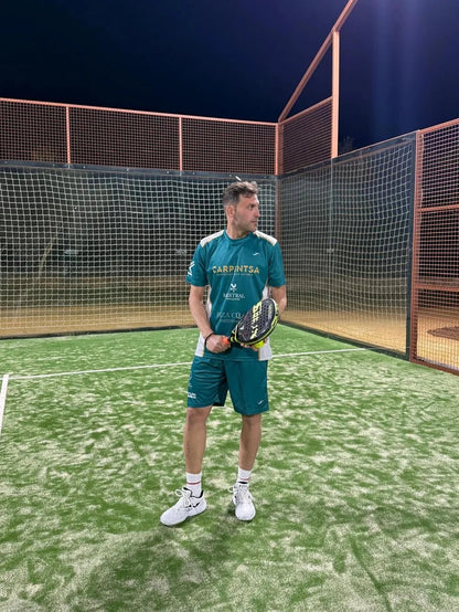 Conjunto de Pádel Verde y Blanco - Sarposhop