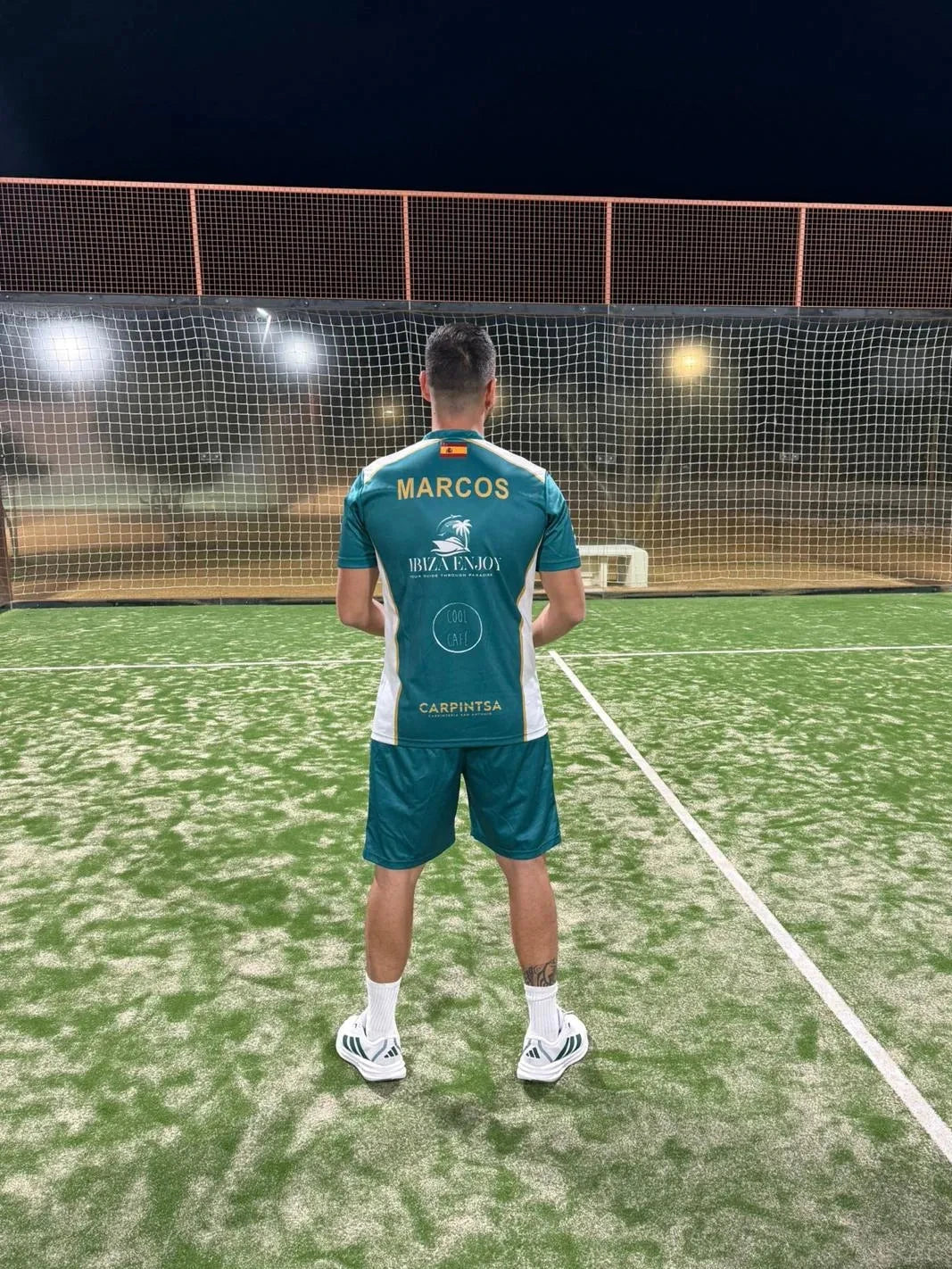 Conjunto de Pádel Verde y Blanco - Sarposhop